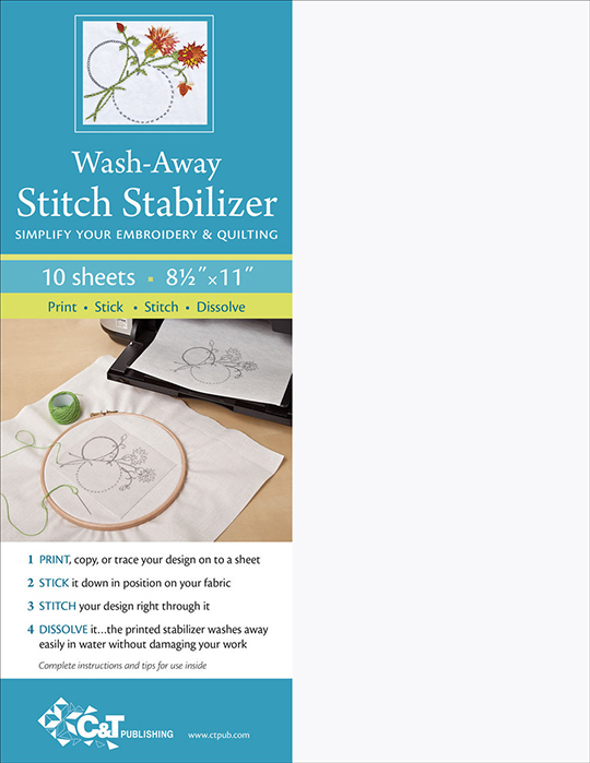 How to Use Wash-Away Stitch Stabilizer - C&T Publishing